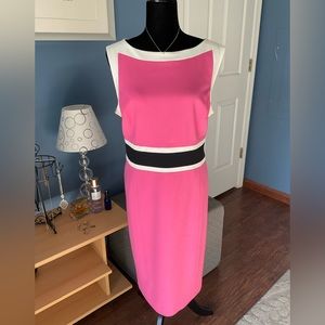 Colorblock Nine West pencil dress sheath